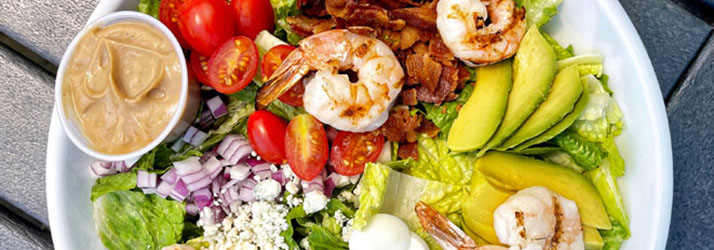 Cobb Salad with Grilled Shrimp in Lakewood Colorado