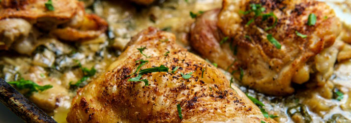 Spinach Artichoke Chicken Thighs in Grand Junction CO Spinach Artichoke Chicken Thighs in Grand Junction CO